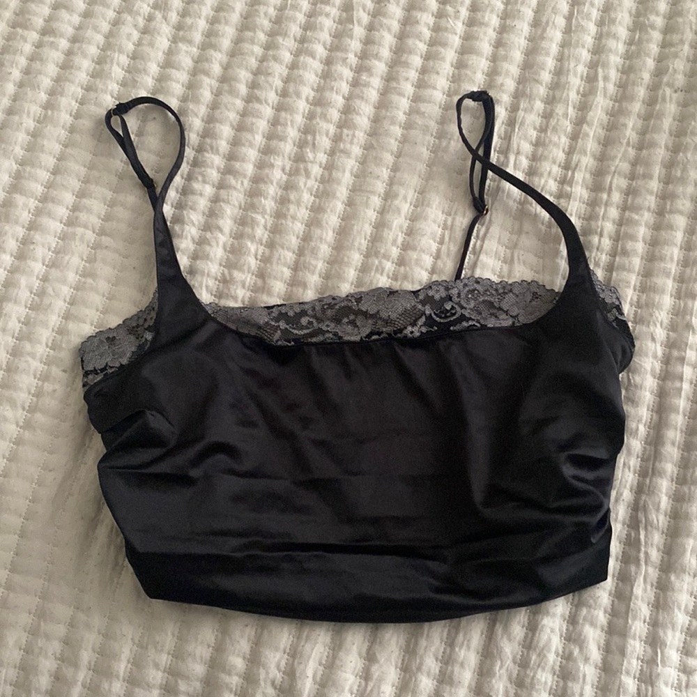 Satin crop top